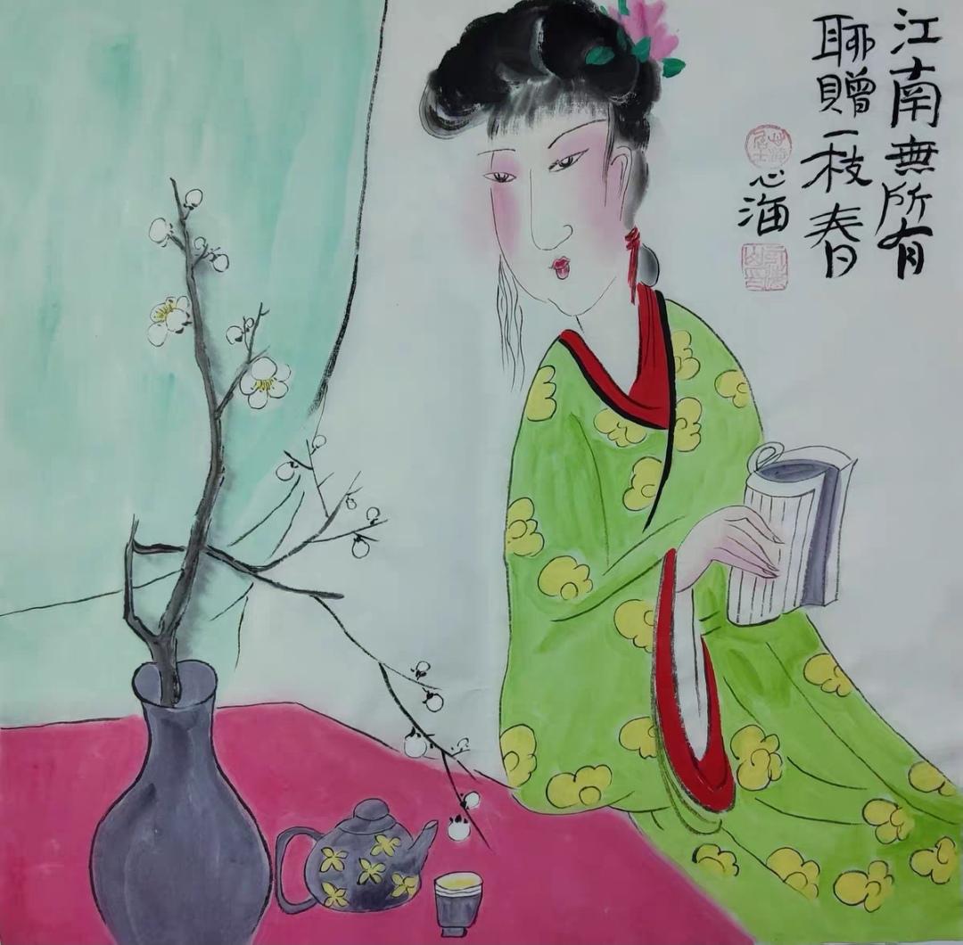 上联，？？？

下联，芭蕉夜雨凄凉调，引相思