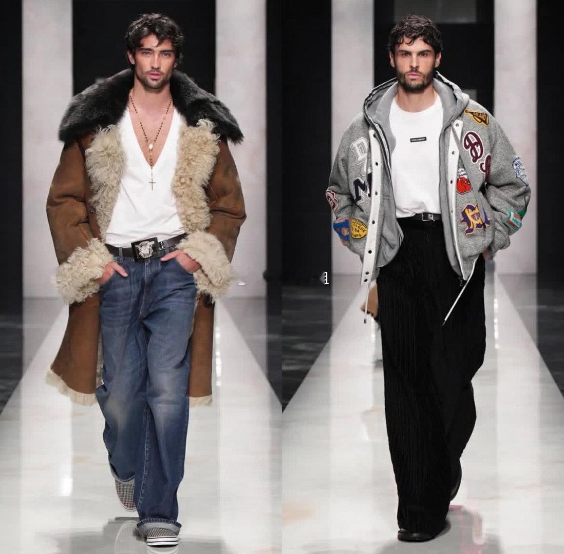 DolceGabbana 2026秋冬男装系列于米兰时装周发布，由多梅尼科·多尔