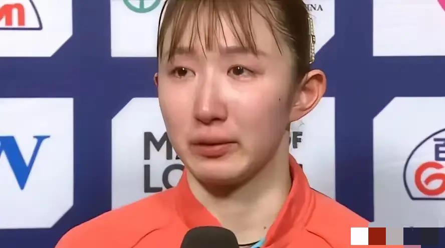 中国女队获得冠军，日本女队获得亚军，赛后早田希娜哭的很伤心，接受了采访，她说孙颖