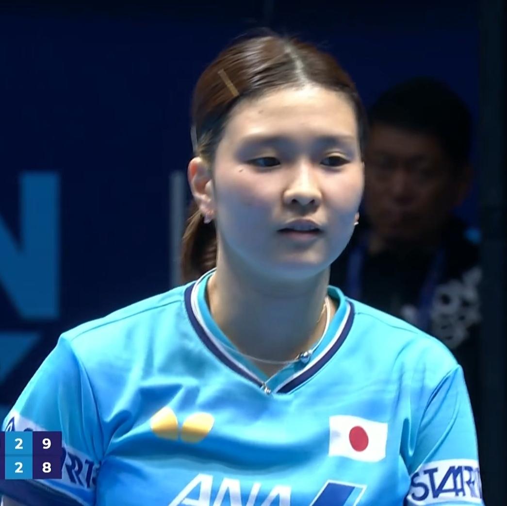 5月3日，小组种子排位关键战，德国1-3日本，张本美和贡献2分。
此役，日乒首次