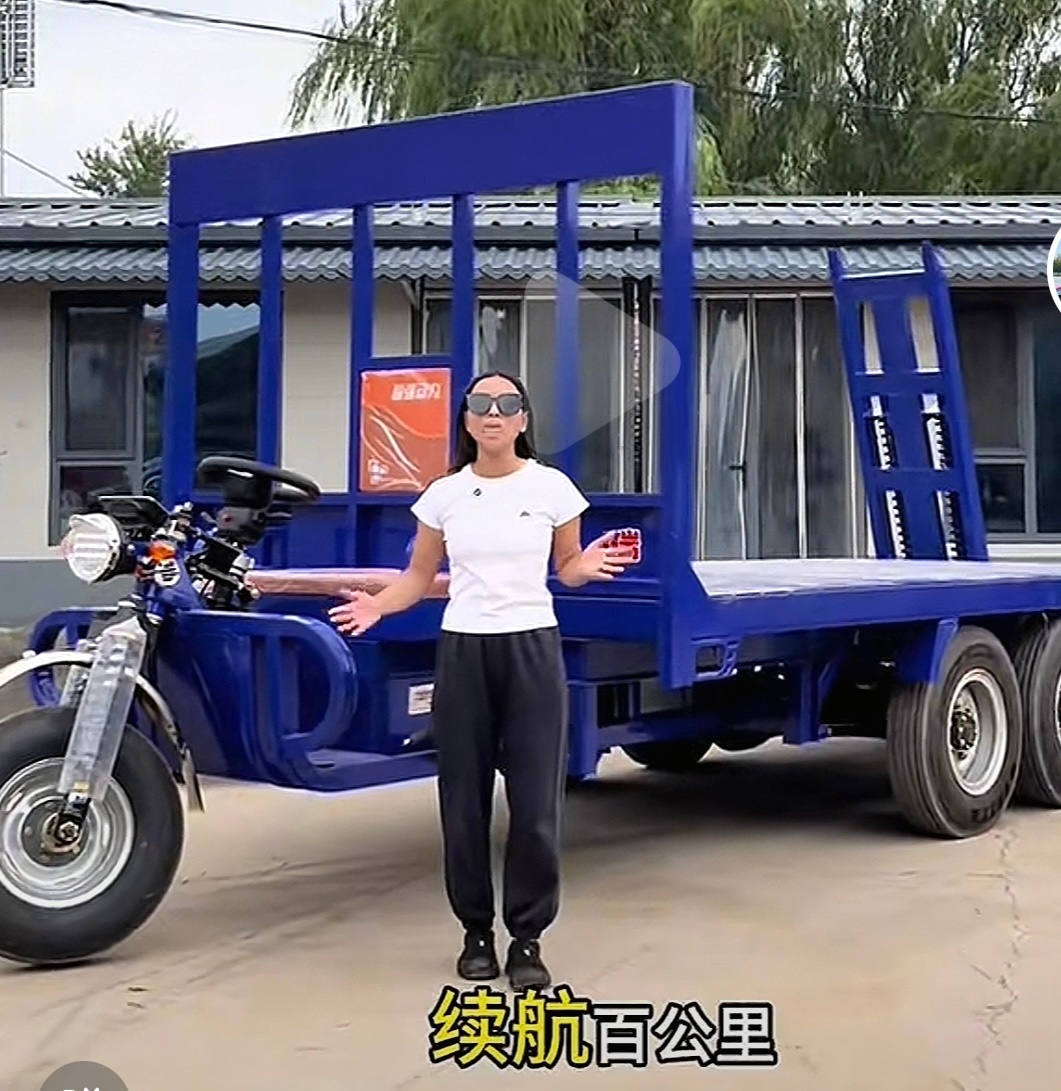 网友投稿：续航百公里 载重10吨 这对吗[傻眼] ​​​