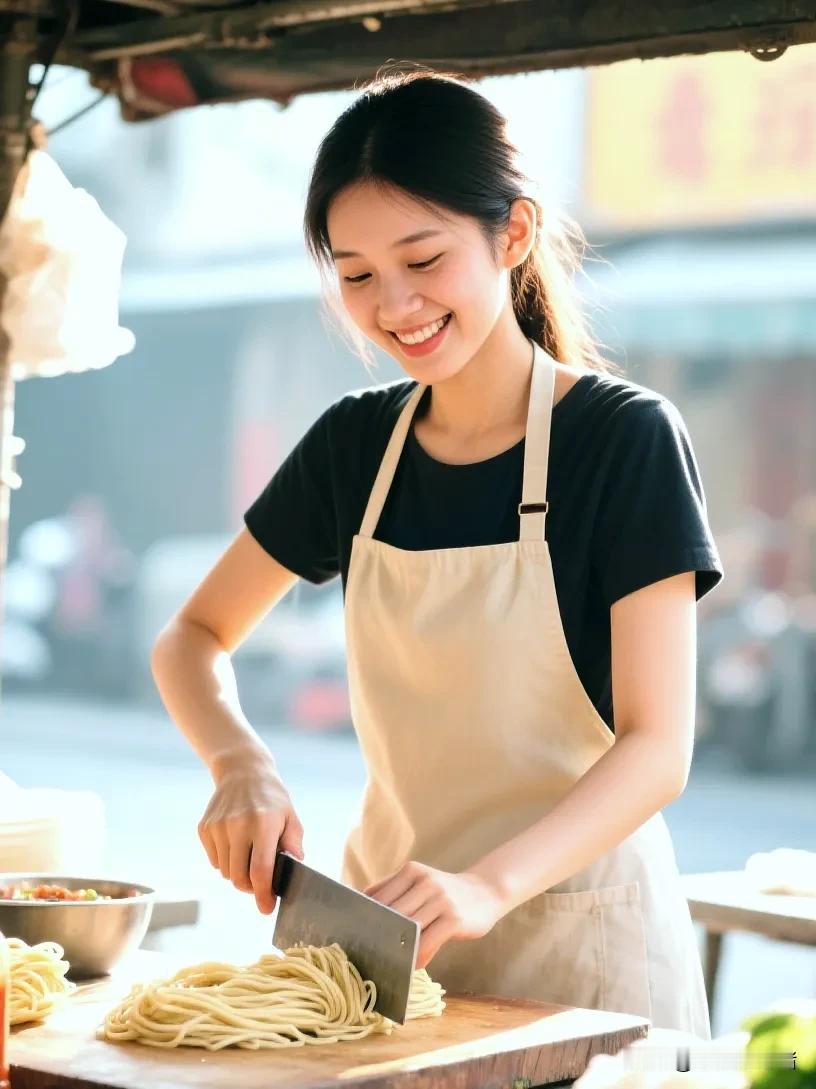 早晨到菜市去买面条，还没到面摊，卖面的姑娘就问“你好，还是买二元五吗？”我心里很