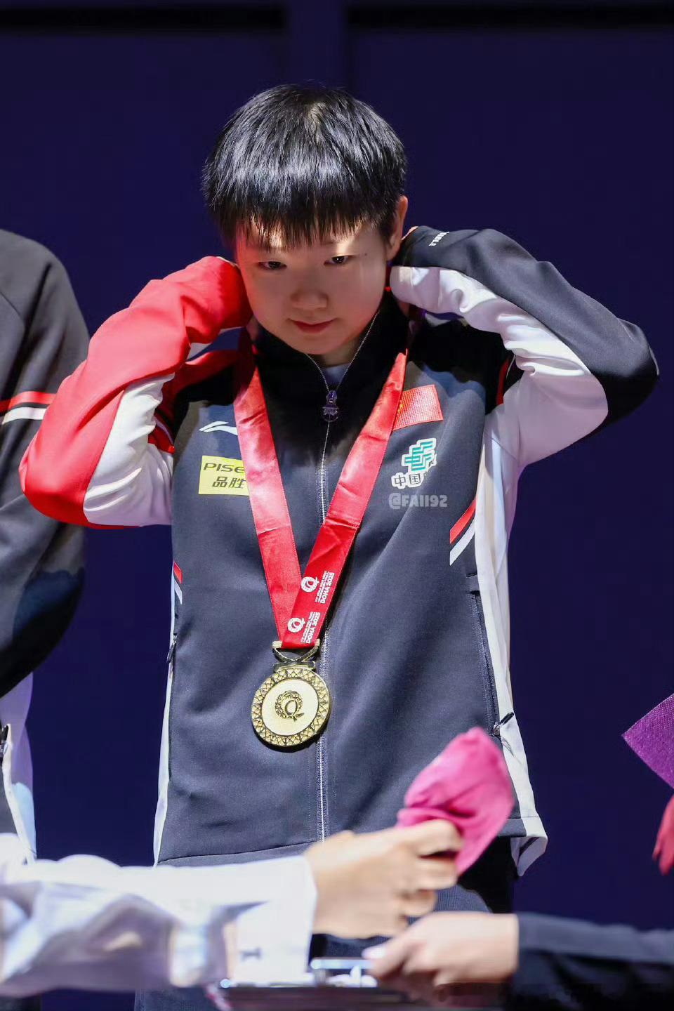 一个软软的雪绵豆沙的萌图曝出孙颖莎