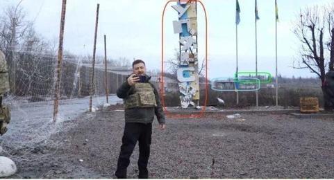 乌克兰出人，欧洲出钱，
当地时间12月12日，泽连斯基站在俄乌冲突最前线的库皮杨