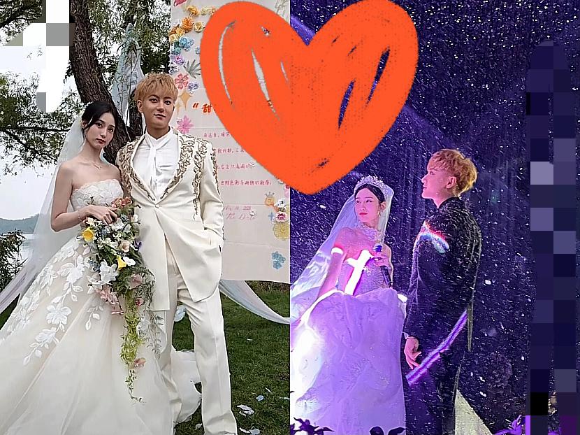 黄子韬徐艺洋这婚结得，
真给内娱明星上了一课！
别人搞世纪婚礼铺张到上热搜，他俩