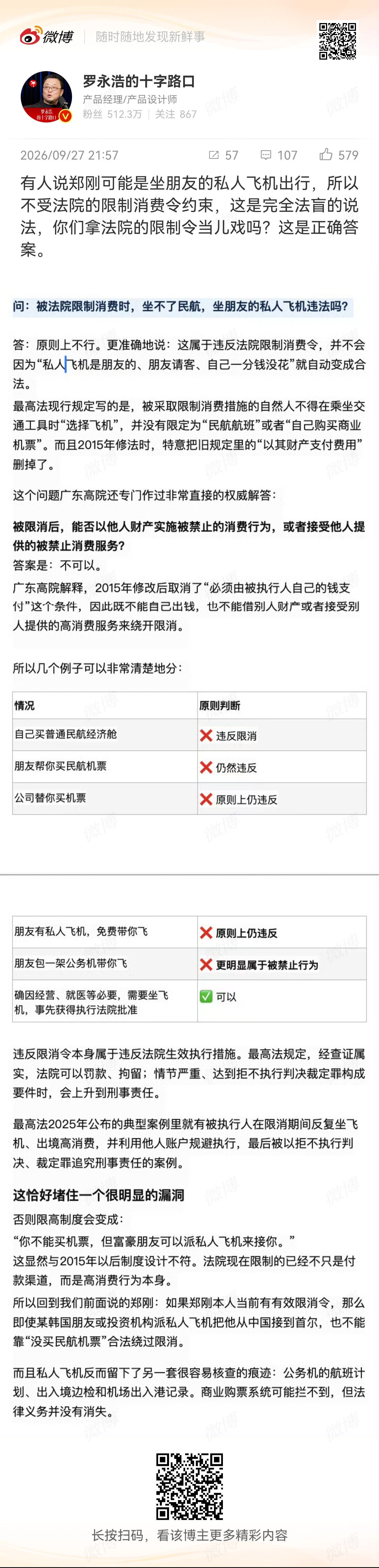罗永浩遭实名举报偷税漏税限高能不能乘坐私人飞机？这是我平时经常被问到的问题。答案
