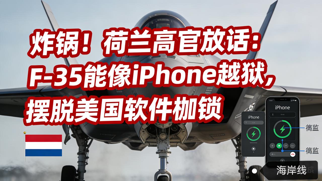 炸锅！荷兰高官放话：F-35能像iPhone越狱，摆脱美国软件枷锁
 
据埃菲社