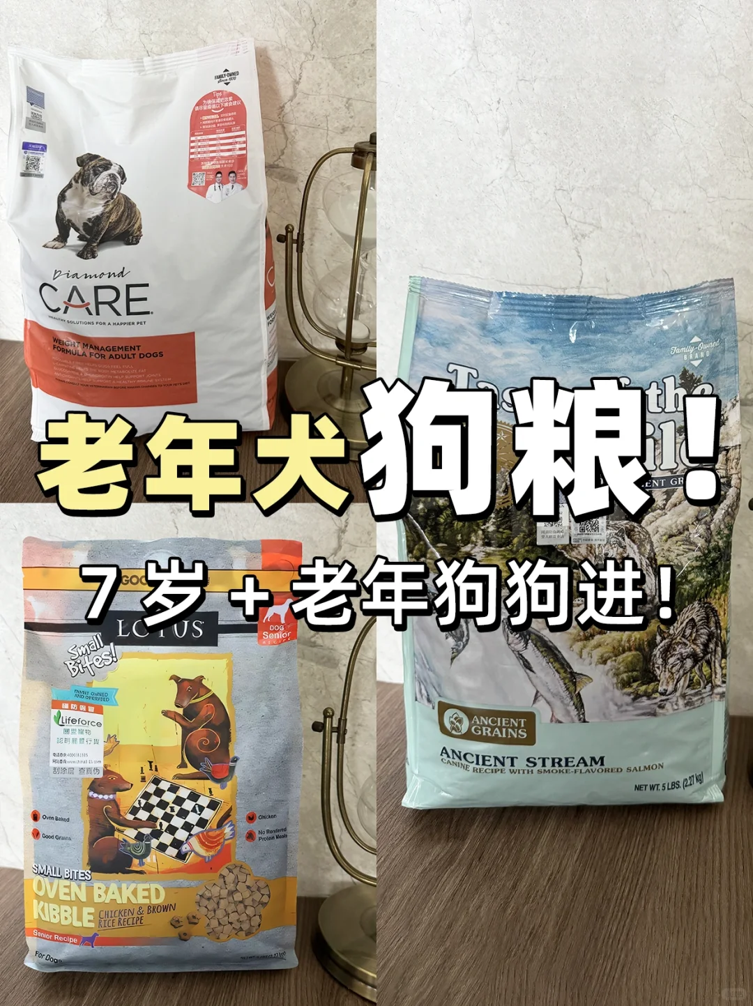弄清家里老年犬适合什么老年犬狗粮了吗？！