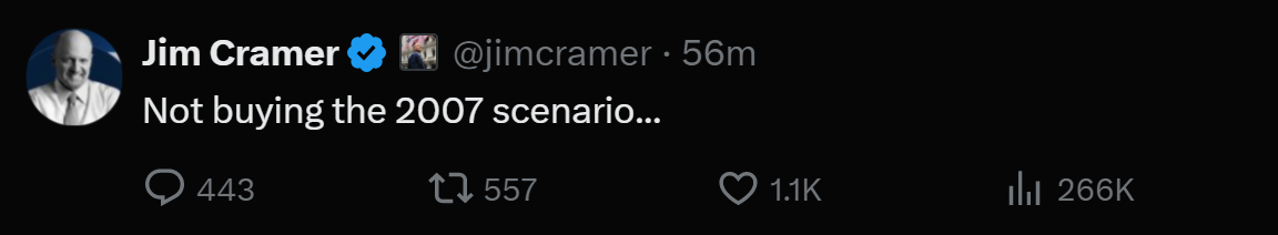 Jim Cramer 又想一錘定音？