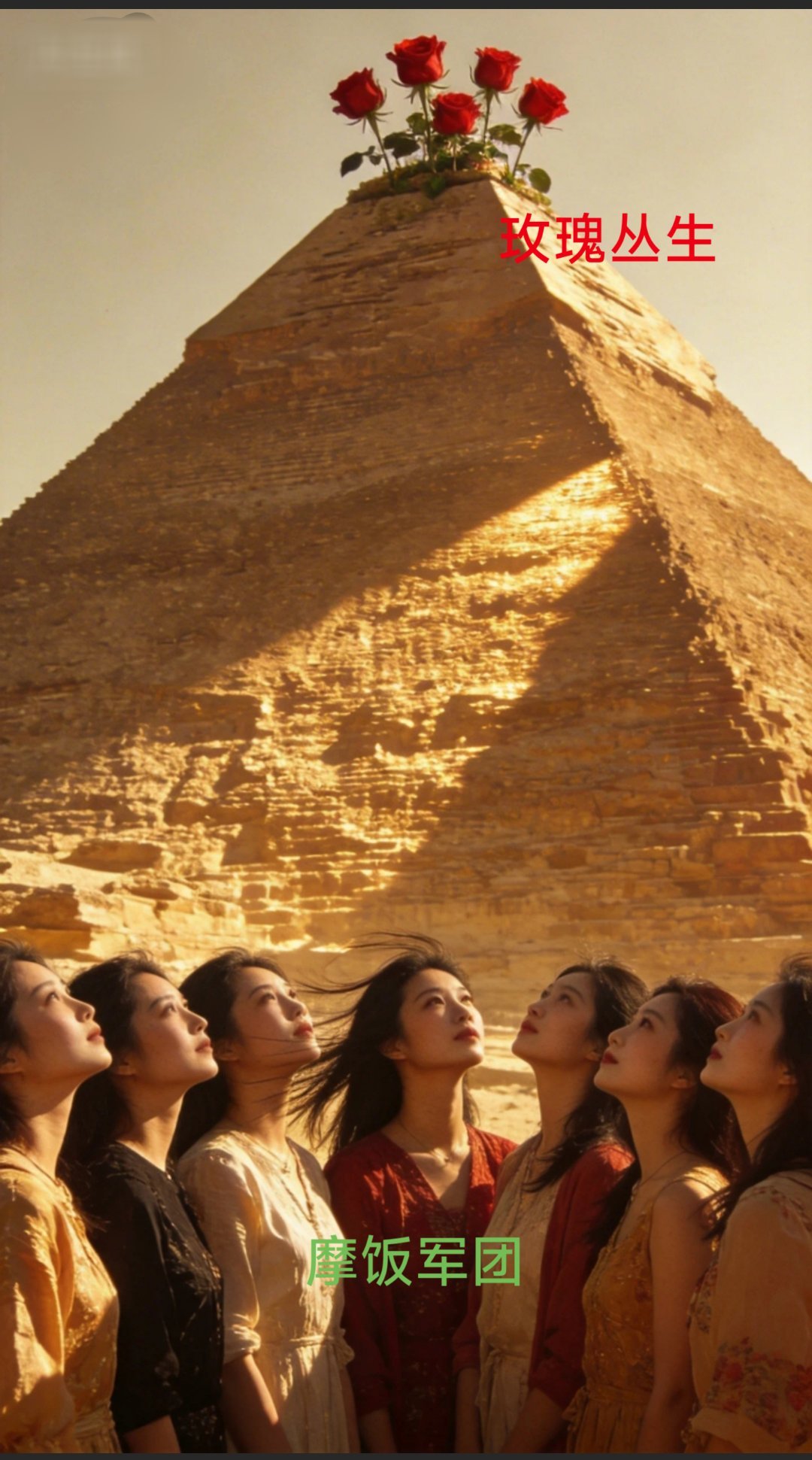 今天的词条就一个感觉——摩饭军团真的在资本圈沙出来一条血路，把《玫瑰丛生》送上了