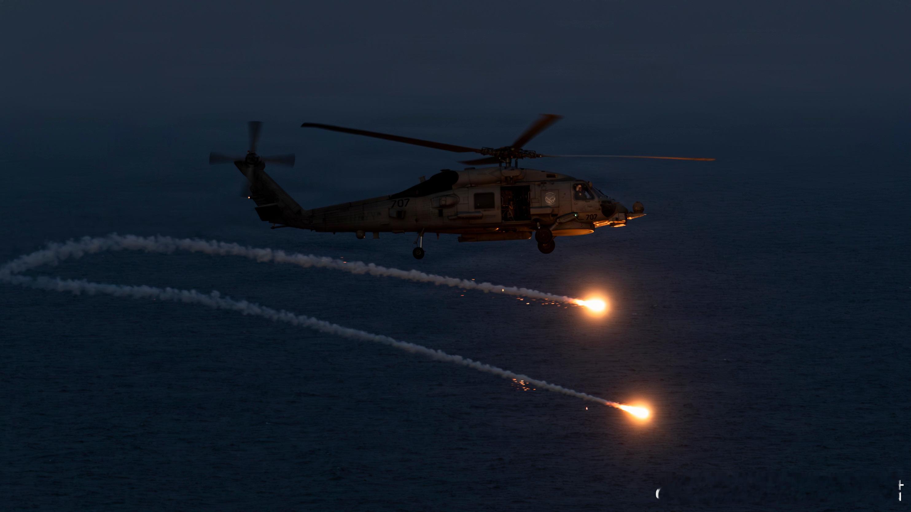 2026年8月12日，第77海上打击直升机中队随USS George Washi