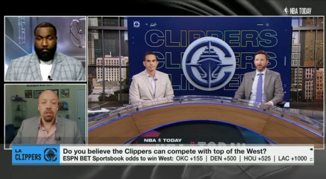ESPN整个专家团都认为洛杉矶快船队只能排在西部第 5 到第 8 名。去年他们把