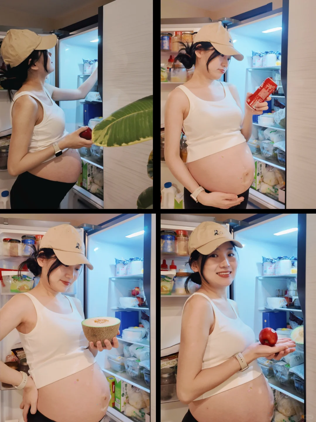超好出片的在家拍冰箱孕妇照哟