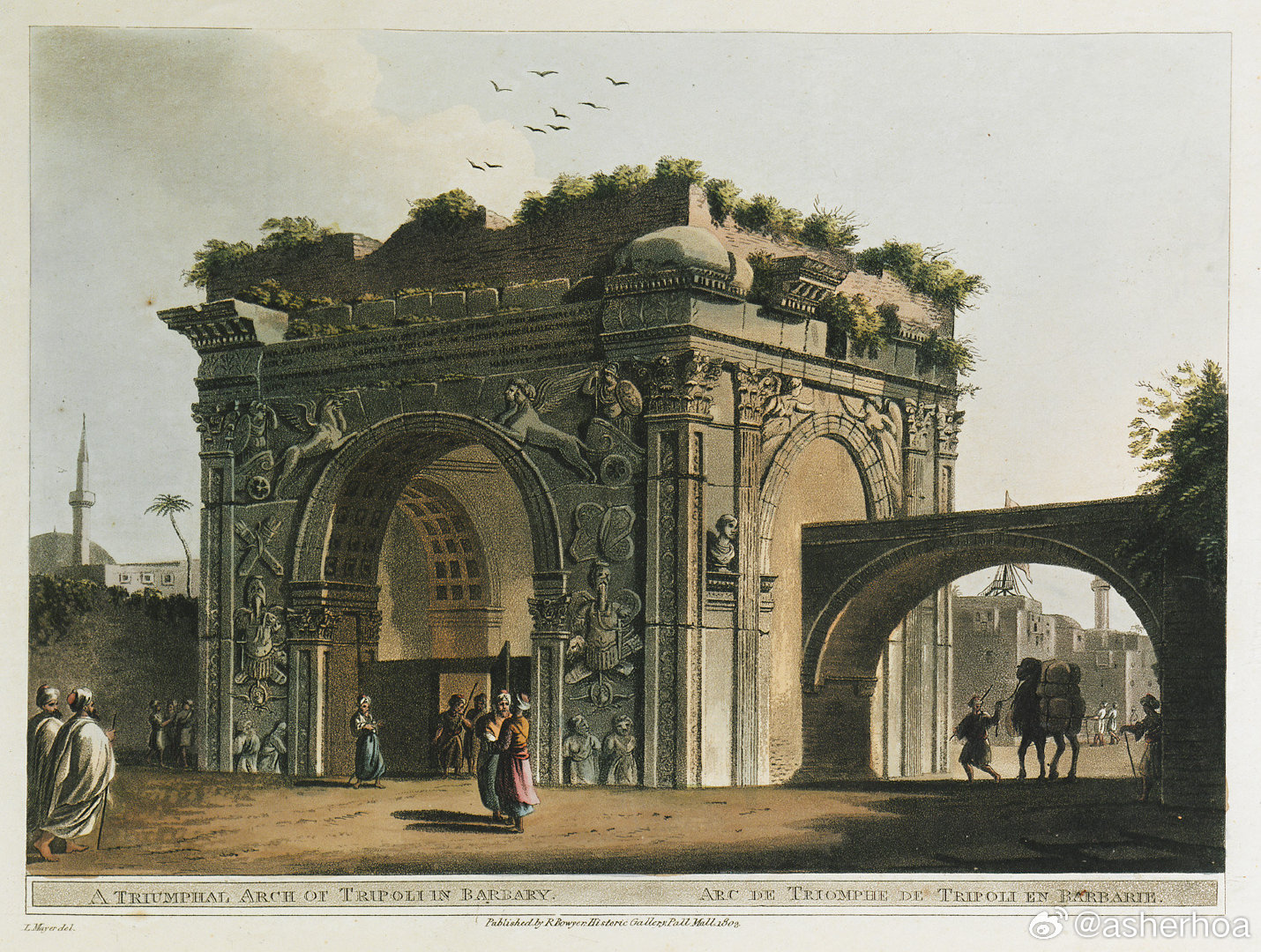 西洋历史文化鱼缸 历史知识 意大利画家Luigi Mayer (1755–180