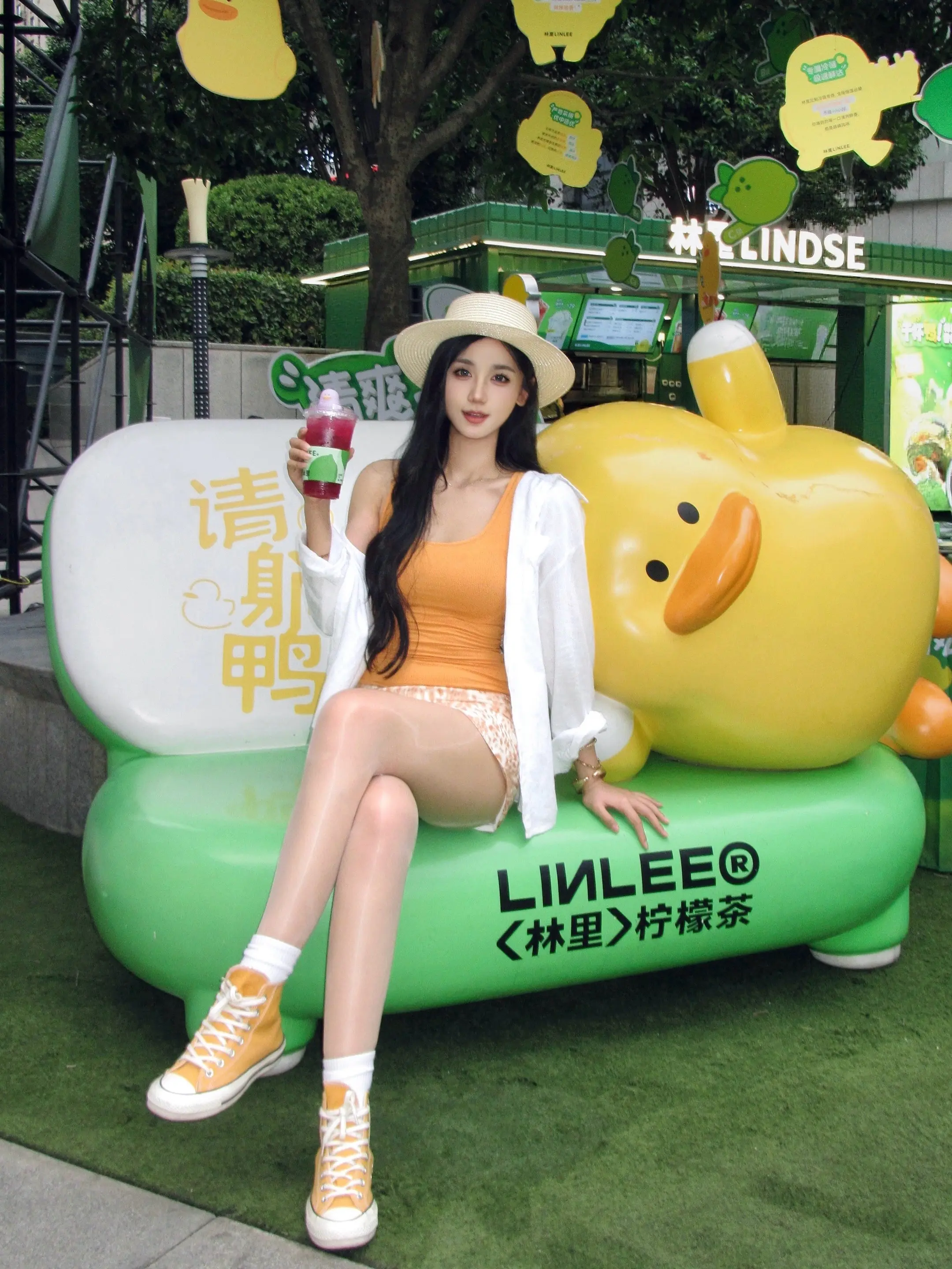 🍋西安LINLEE快闪好好拍𓅿𓅹 满眼治愈绿和软fufu小黄鸭 ...