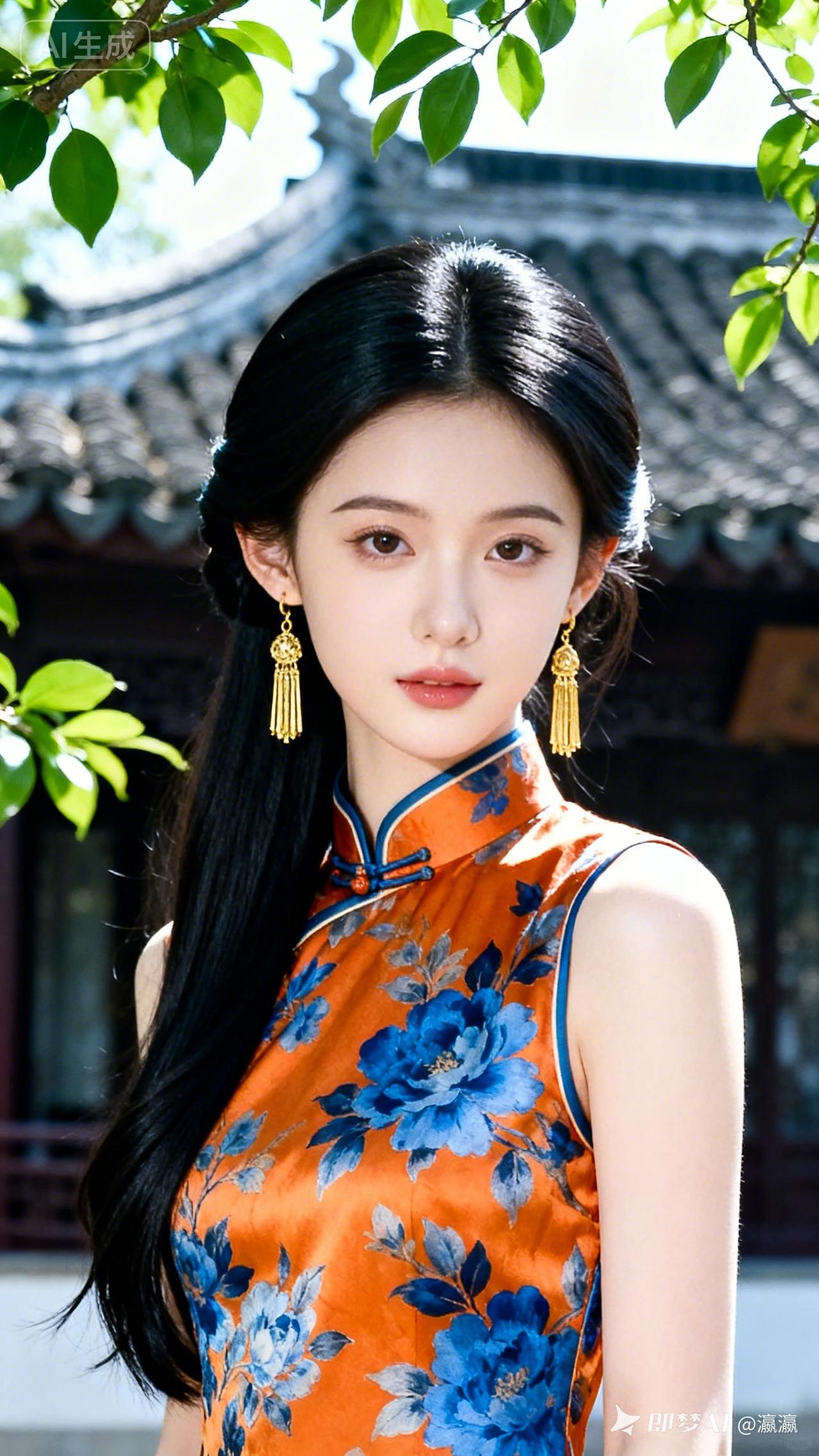 古风少女，花间仙子，惊艳了时光！