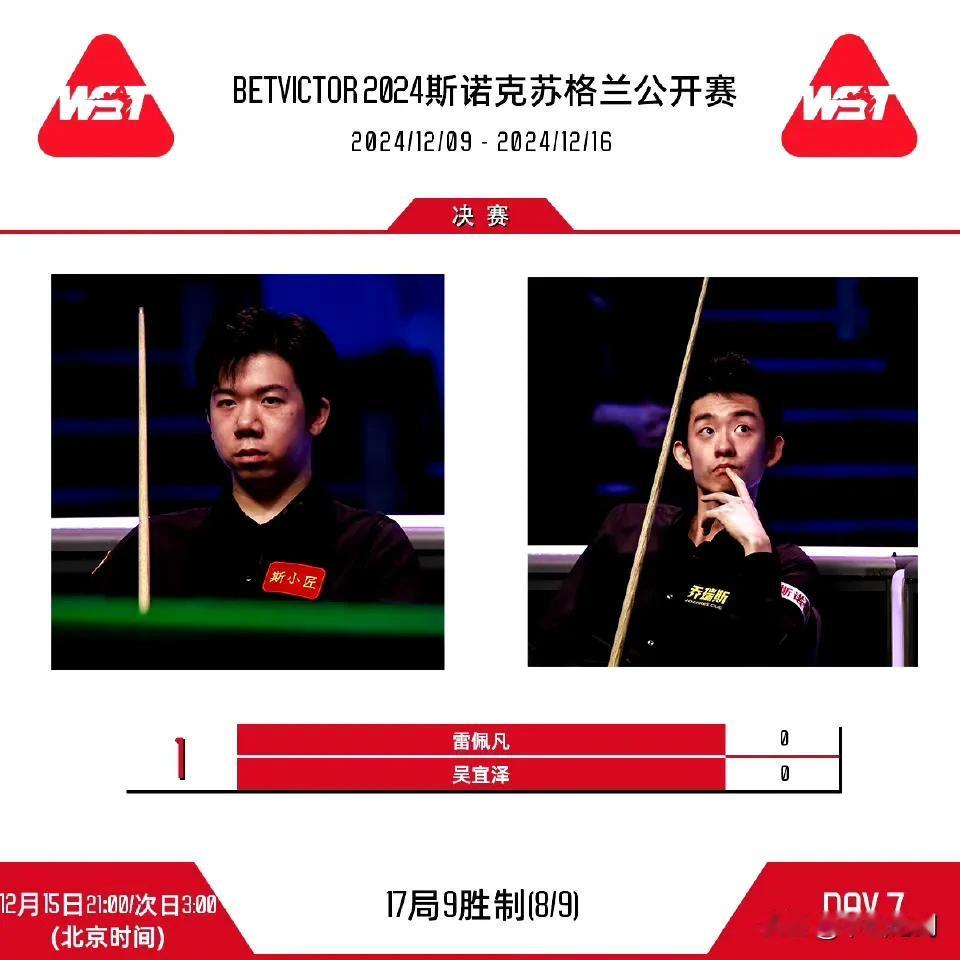 斯诺克：决赛迎来中国德比，谁将最终拿下个人职业生涯首个排名赛冠军？

2024斯