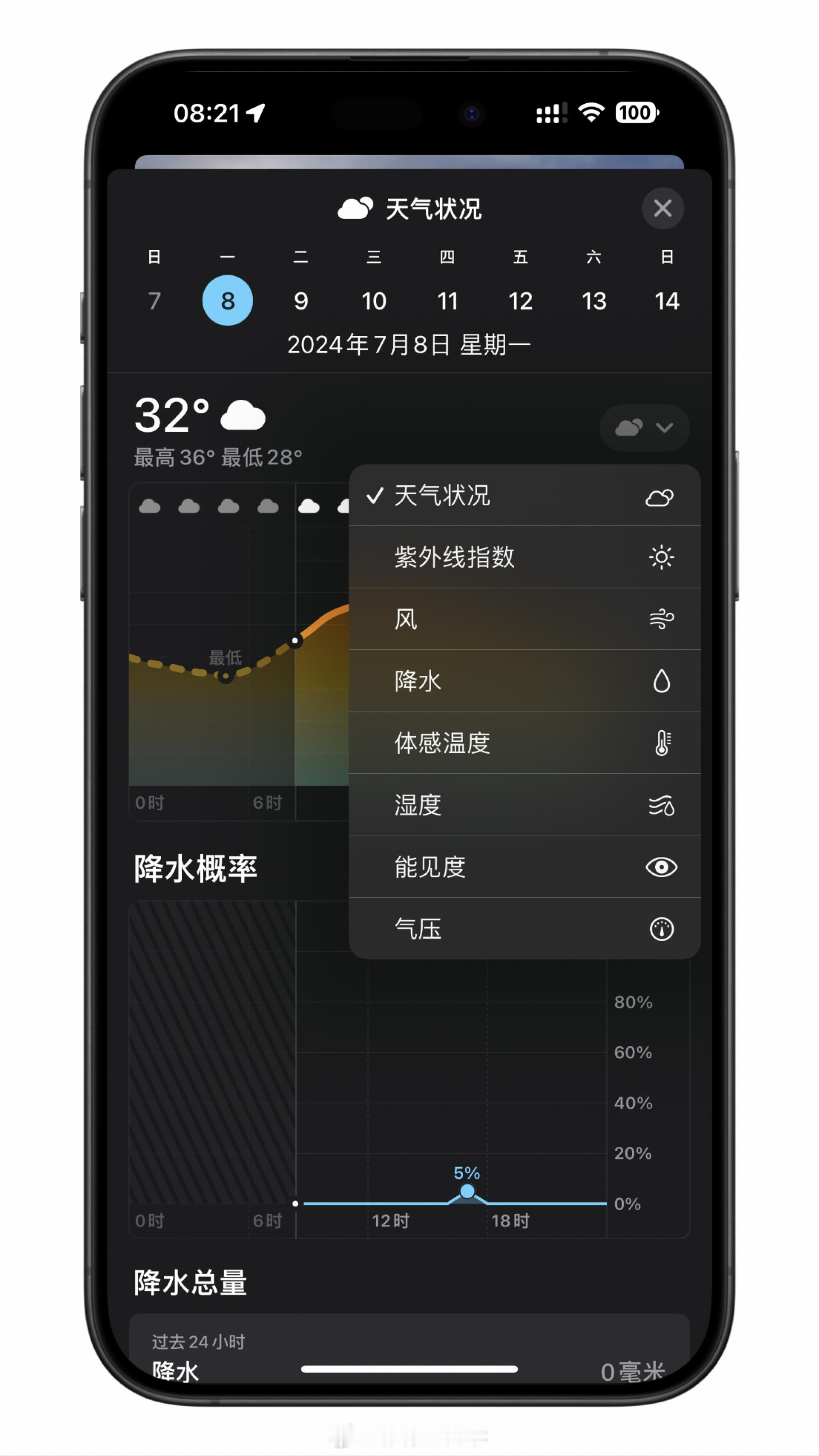 真的没必要硬吹苹果自带的天气APP，功能虽然多，显示的东西也多，但是看一个预警要