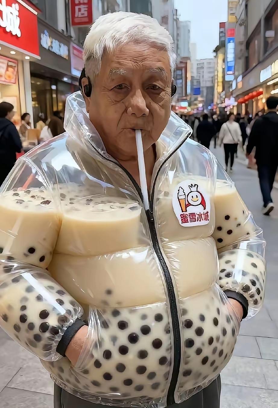 这是有意抹黑蜜雪冰城还是在给它做宣传？
第一眼看到这些图时，就觉得很有创意，但仔