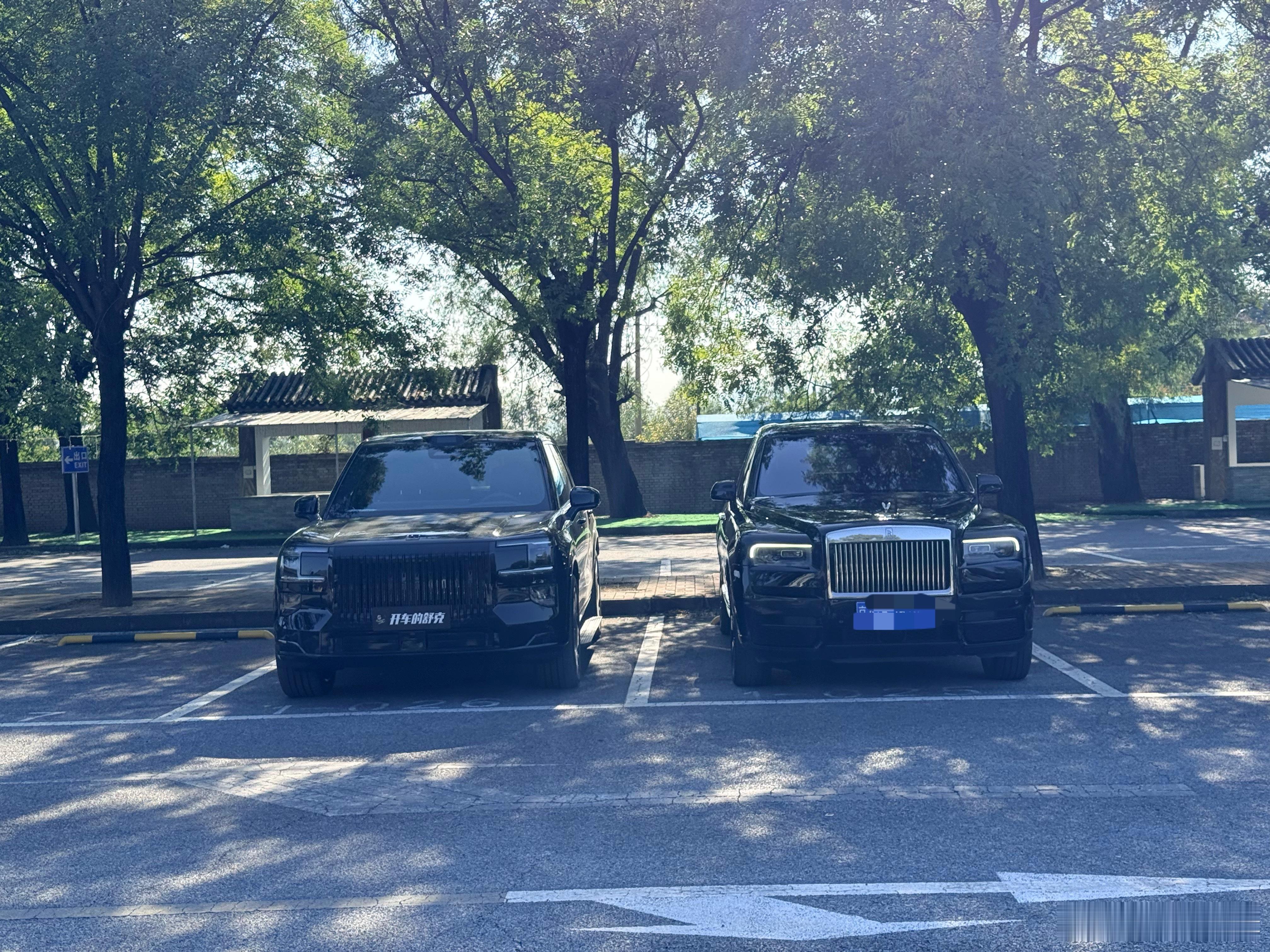 9x和劳斯莱斯停一块，你还真别说[喵喵] ​​​