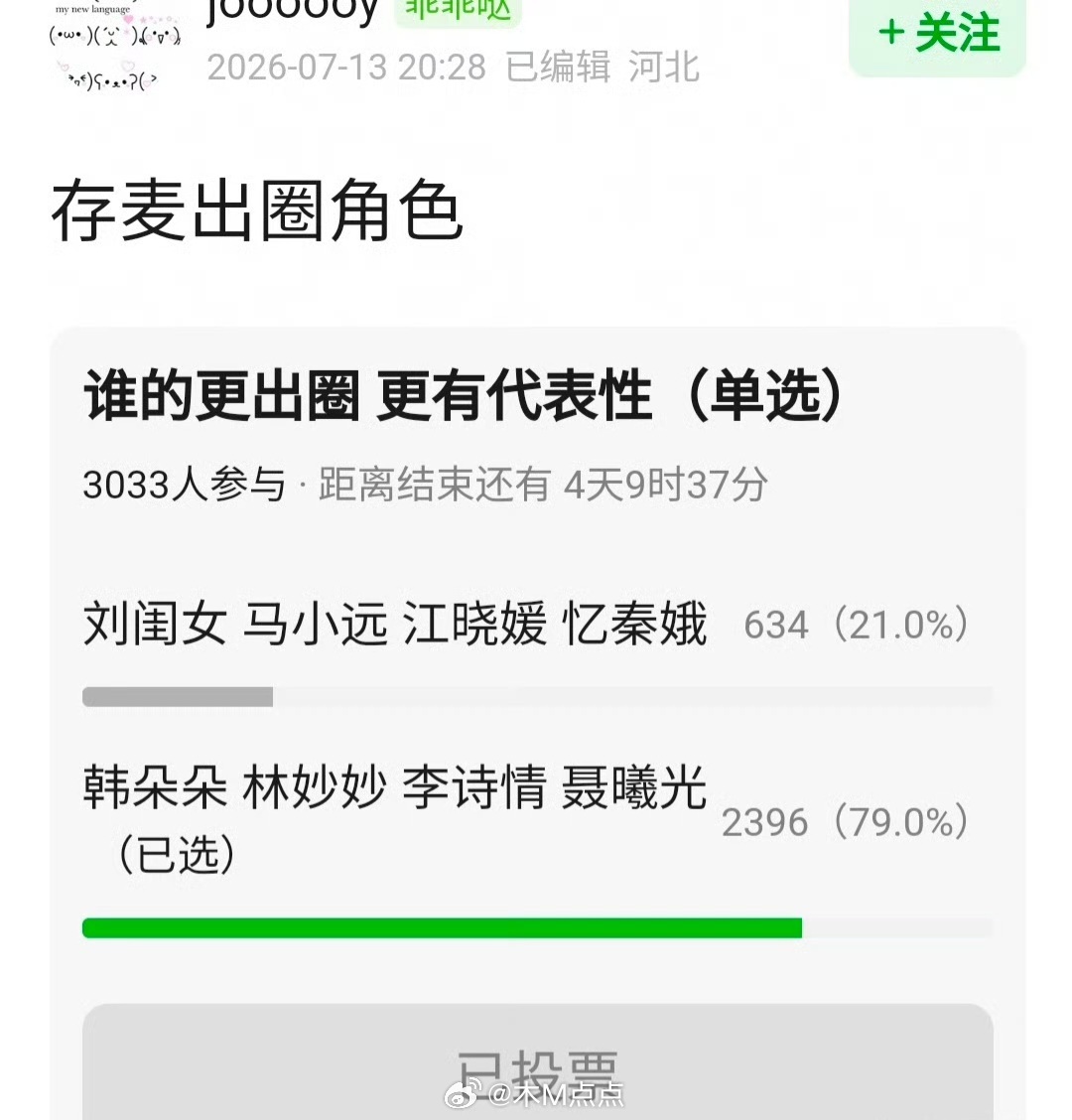 赵今麦，刘浩存，谁的角色更出圈 更有代表性？ 