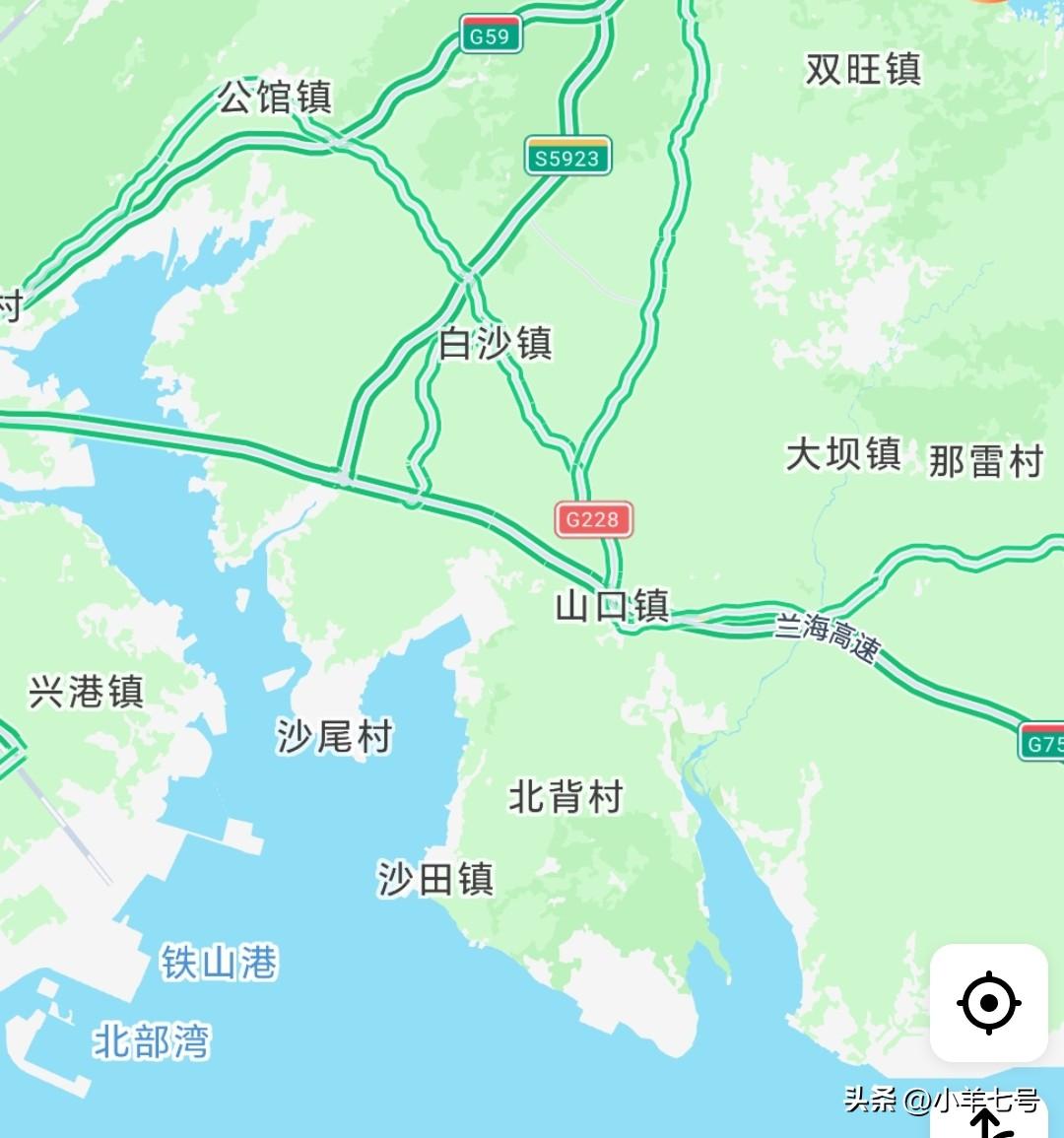 铁山港东岸几个镇划分给玉林，
让玉林实现真正意义上的沿海城市？

这个构想也许看