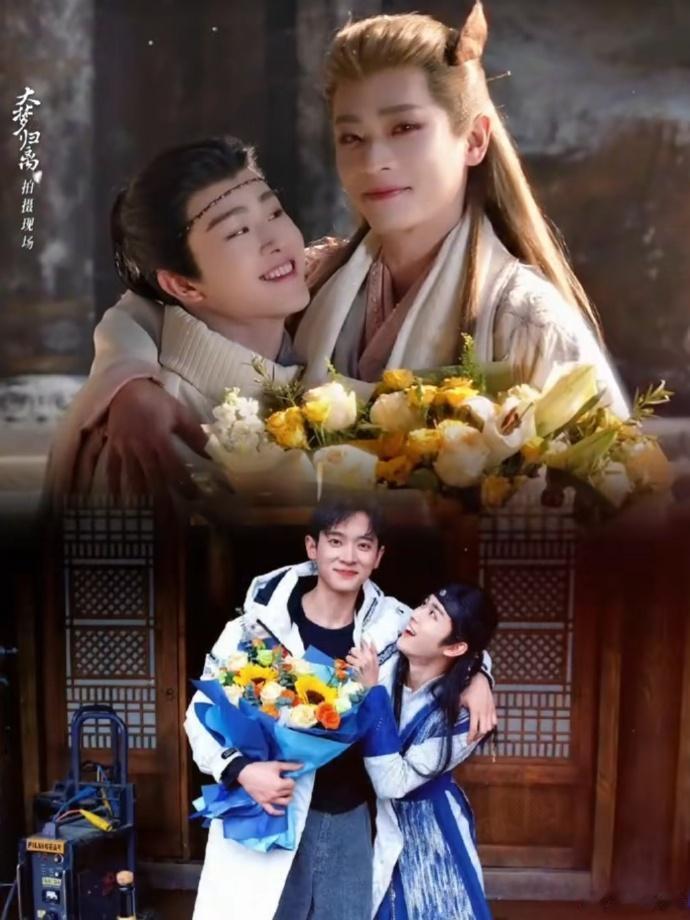 不敢想象这是大梦归离官方发的 还专门杀青照复刻云之羽 ​​​