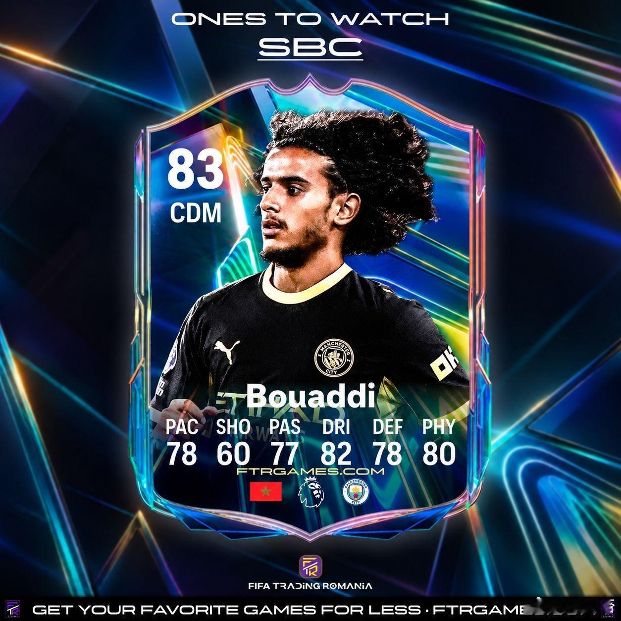 OTW布阿迪SBC将于周六凌晨上线，数据为最终，来自fifa_romania ​