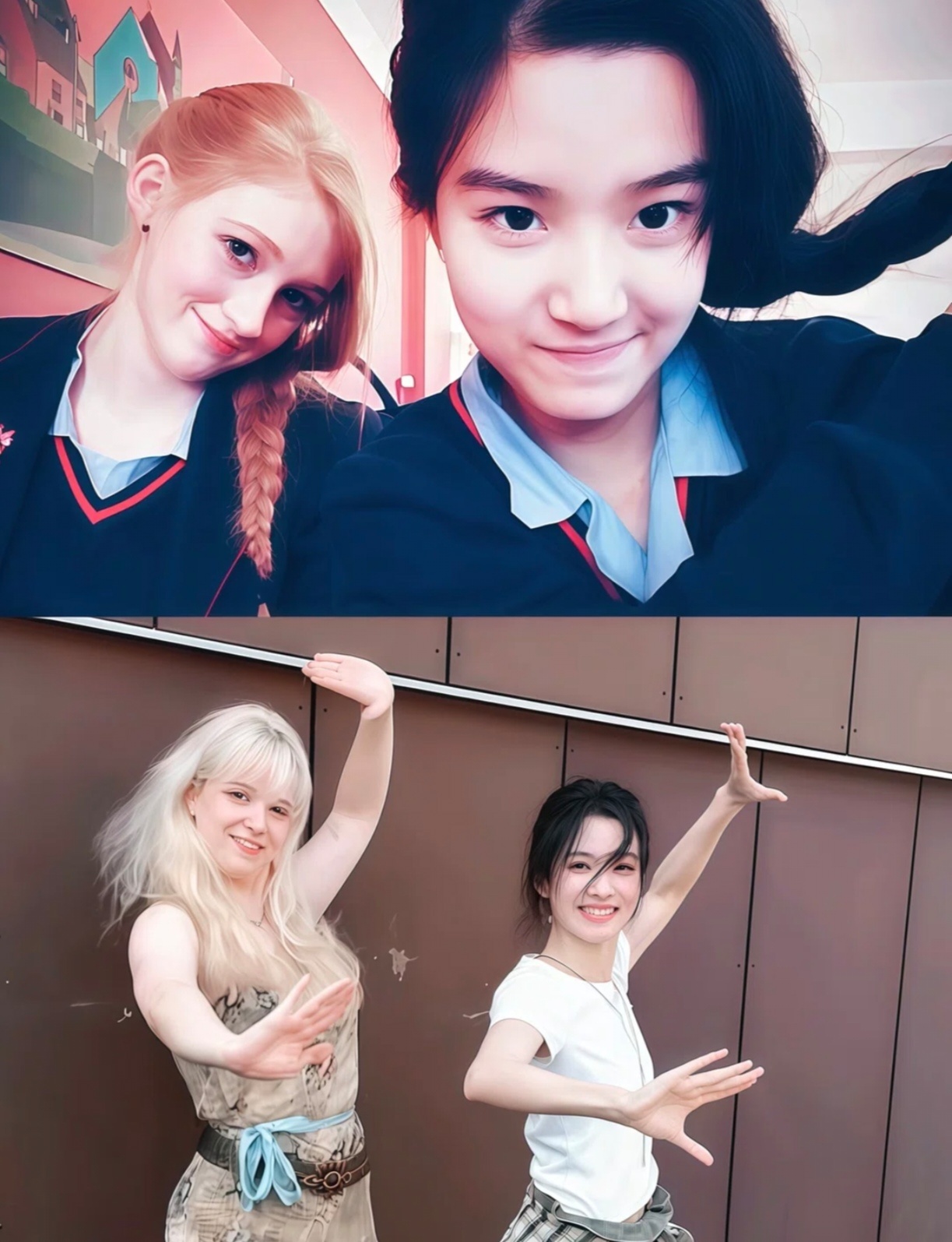 女孩友谊长存🥹 