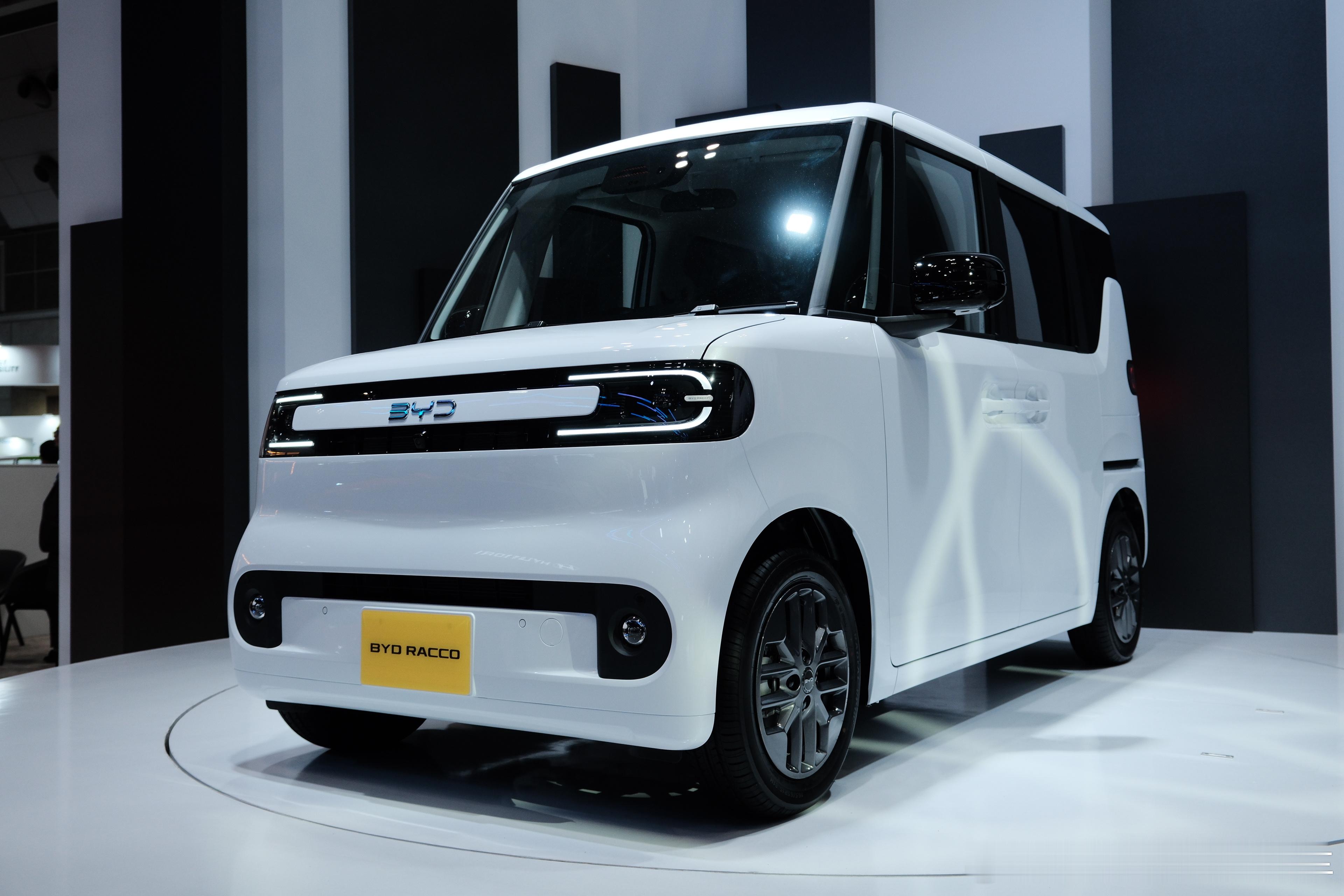 全球首发，BYD K-car，BYD RACCO。比亚迪首款日本市场定制，车长3