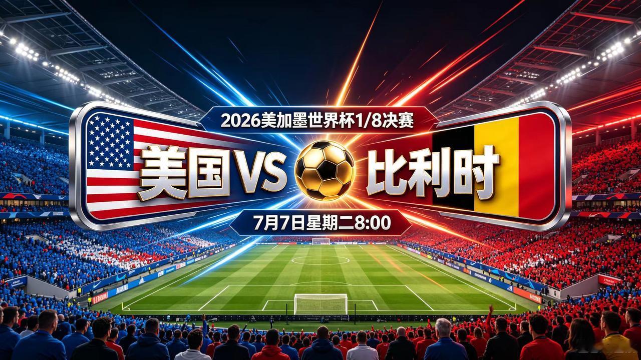 2026美加墨世界杯-1/8决赛，7月7日赛程

日期：7月7日(星期二)
03