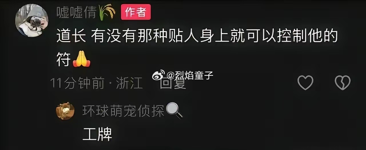 贴人身上就可以控制他的符——工牌[允悲][允悲][允悲] ​​​