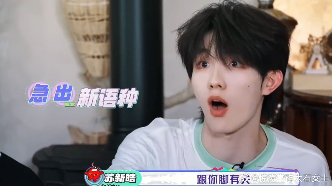 朱志鑫这都能听出来苏新皓说的啥朱志鑫给苏新皓急出新语种了 苏新皓急出新语种，朱志