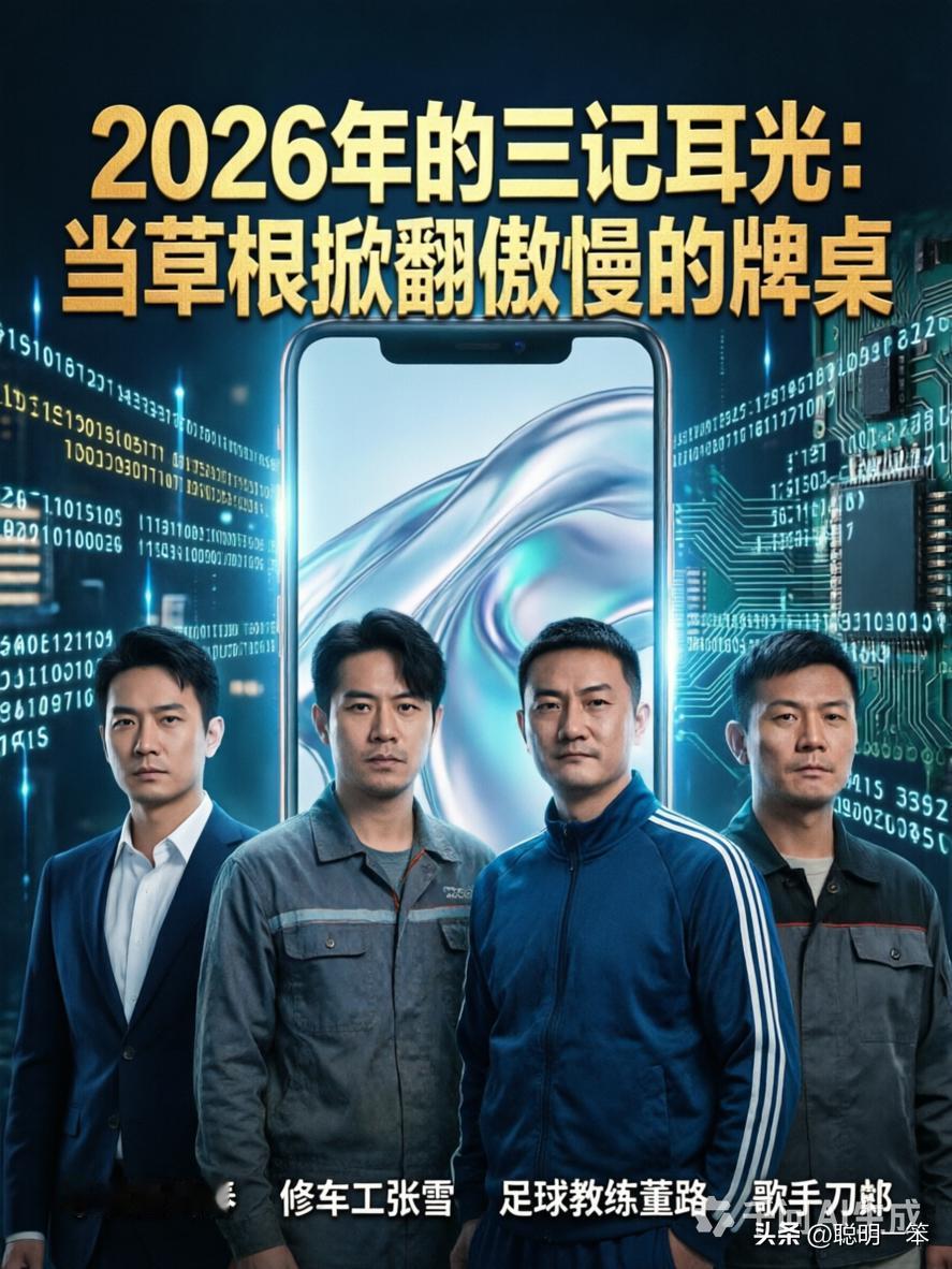 2026年，几记响亮的耳光，狠狠抽在了傲慢的“正规军”脸上。

初中学历的修车工