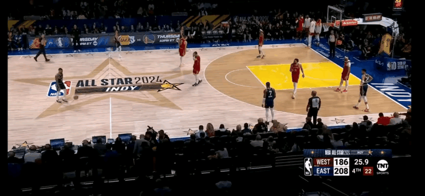单队得分，208分！[捂脸][捂脸][捂脸]
这全明星赛，跟现在的NBA比赛一样