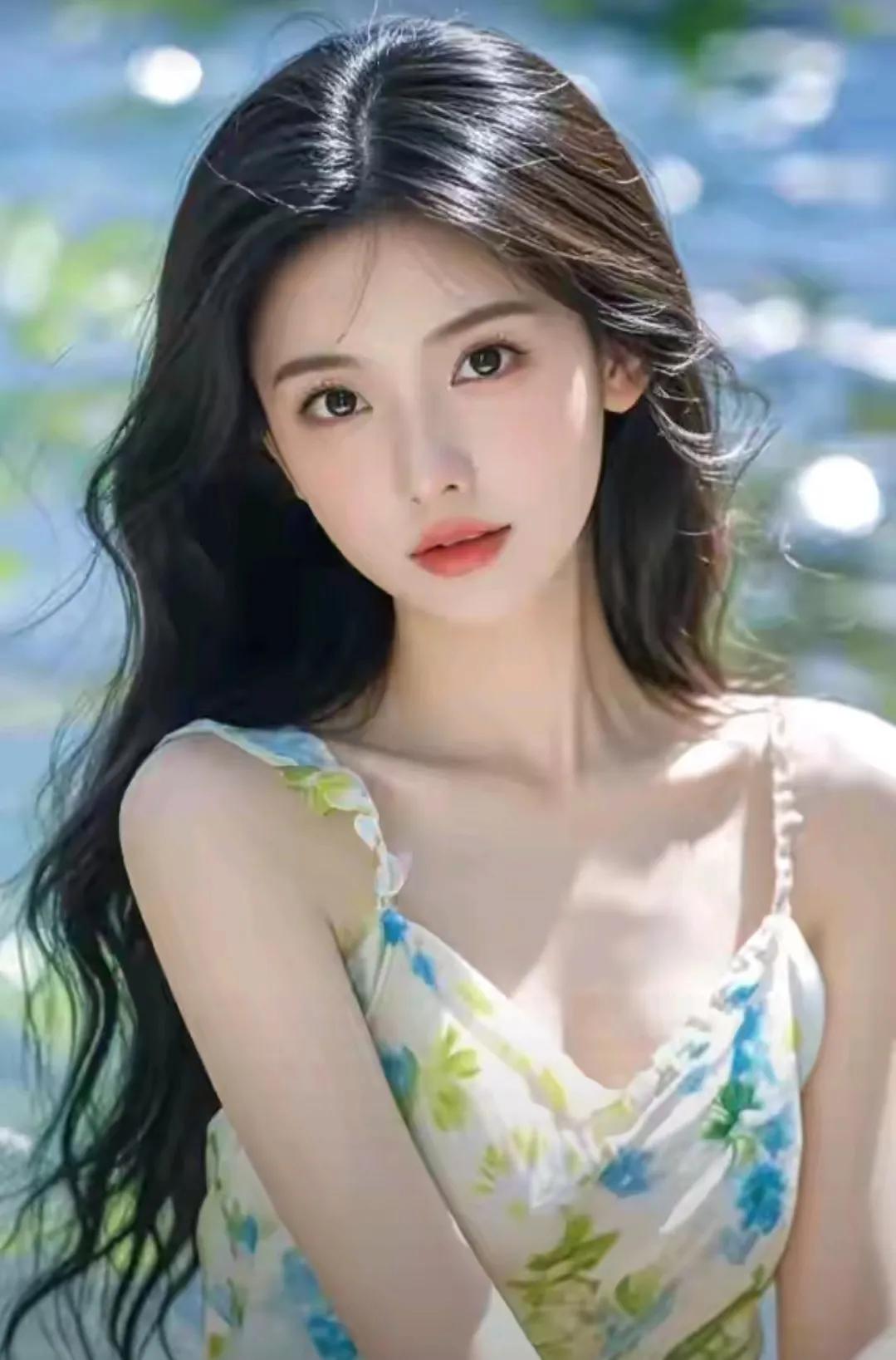 秋风送爽，霜枫如火，一片片红叶在秋天的画布上燃烧。在这如诗如画的景色中，佳人的笑