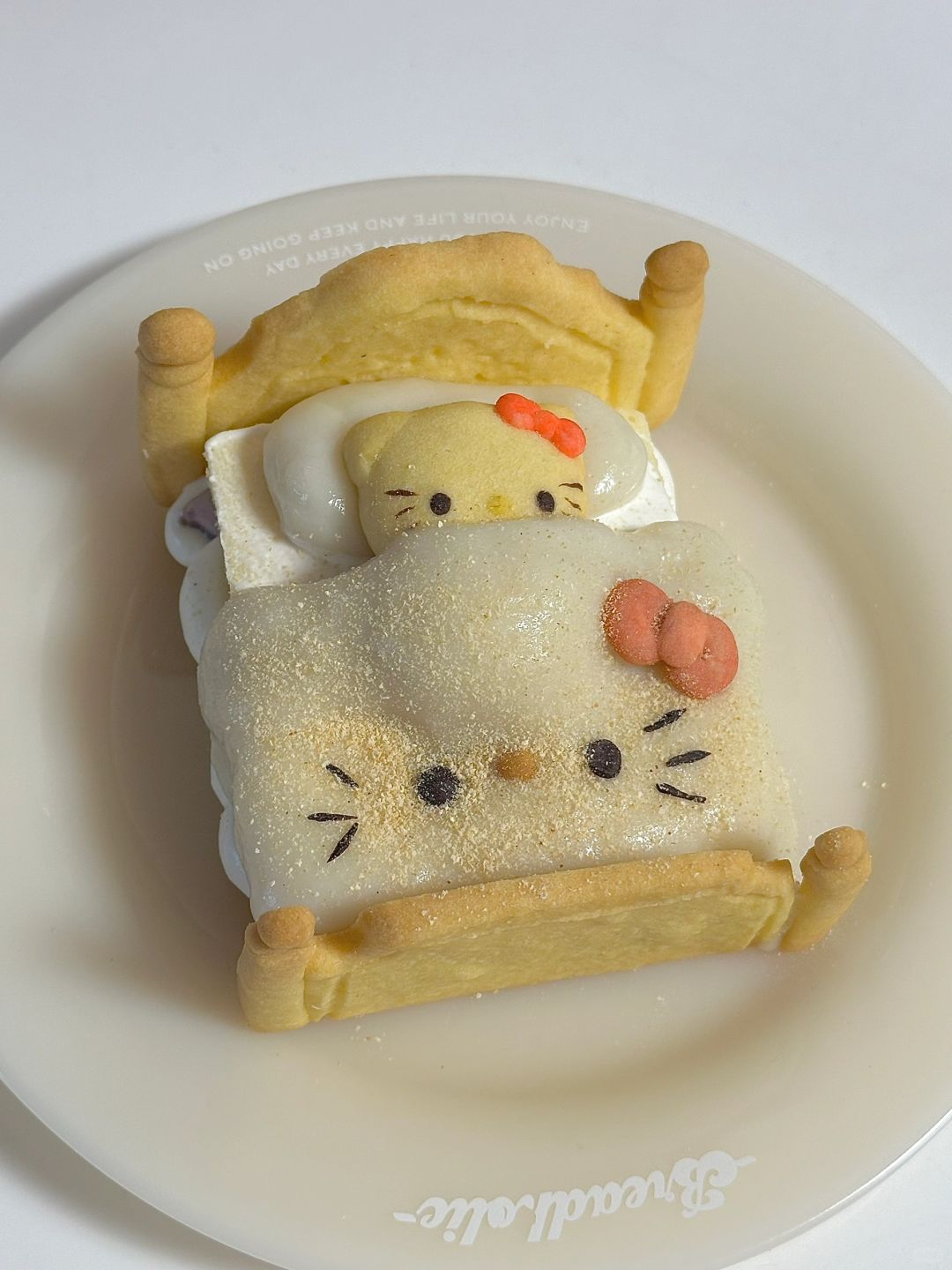 Hello Kitty芋泥盖被蛋糕