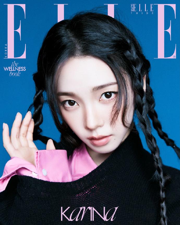 KARINA柳智敏《ELLE KOREA》9月刊封面+画报