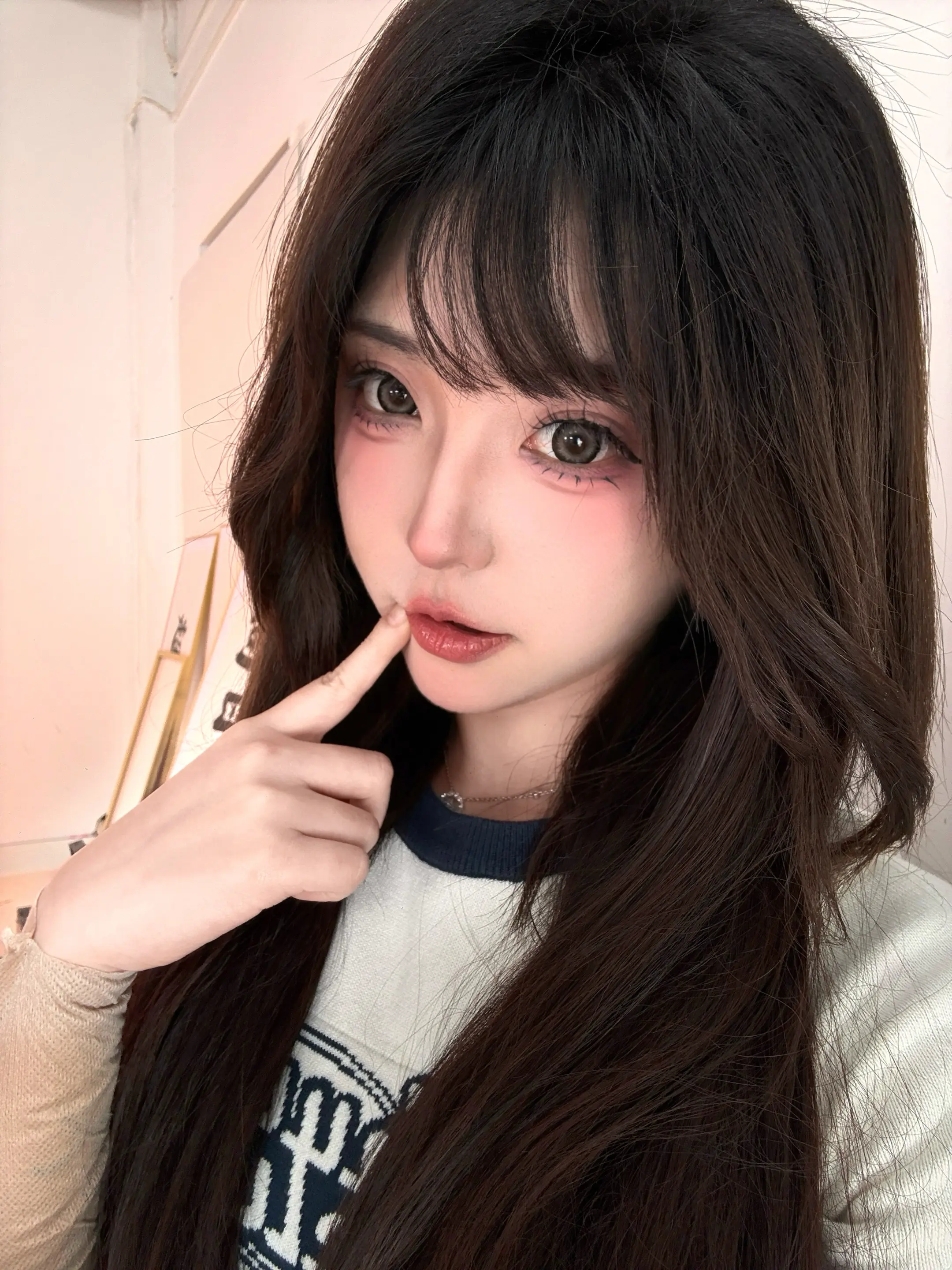 一年没洗澡了非常粘人