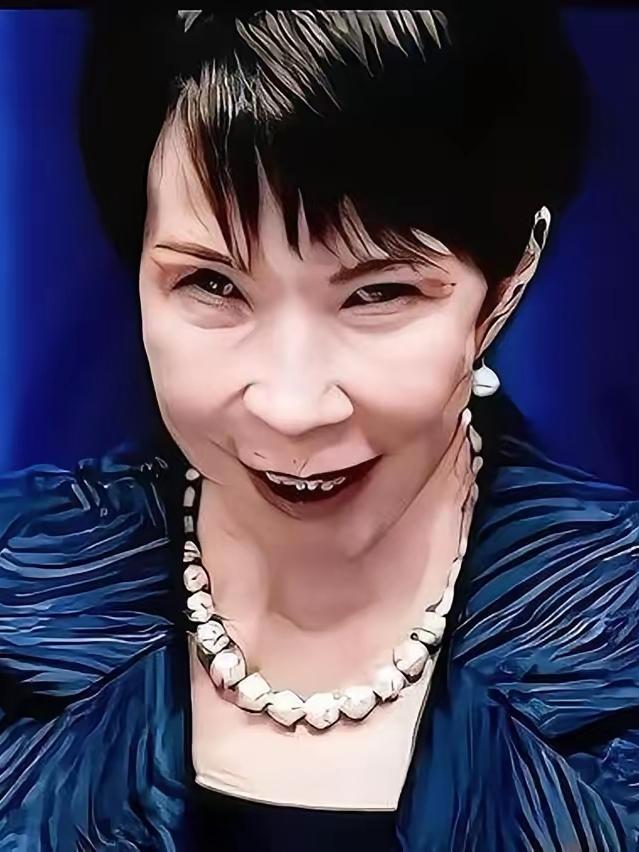 她的膝盖，跪碎了日本最后的那一点“国家尊严”。

更有意思的一点是：高市早苗这双
