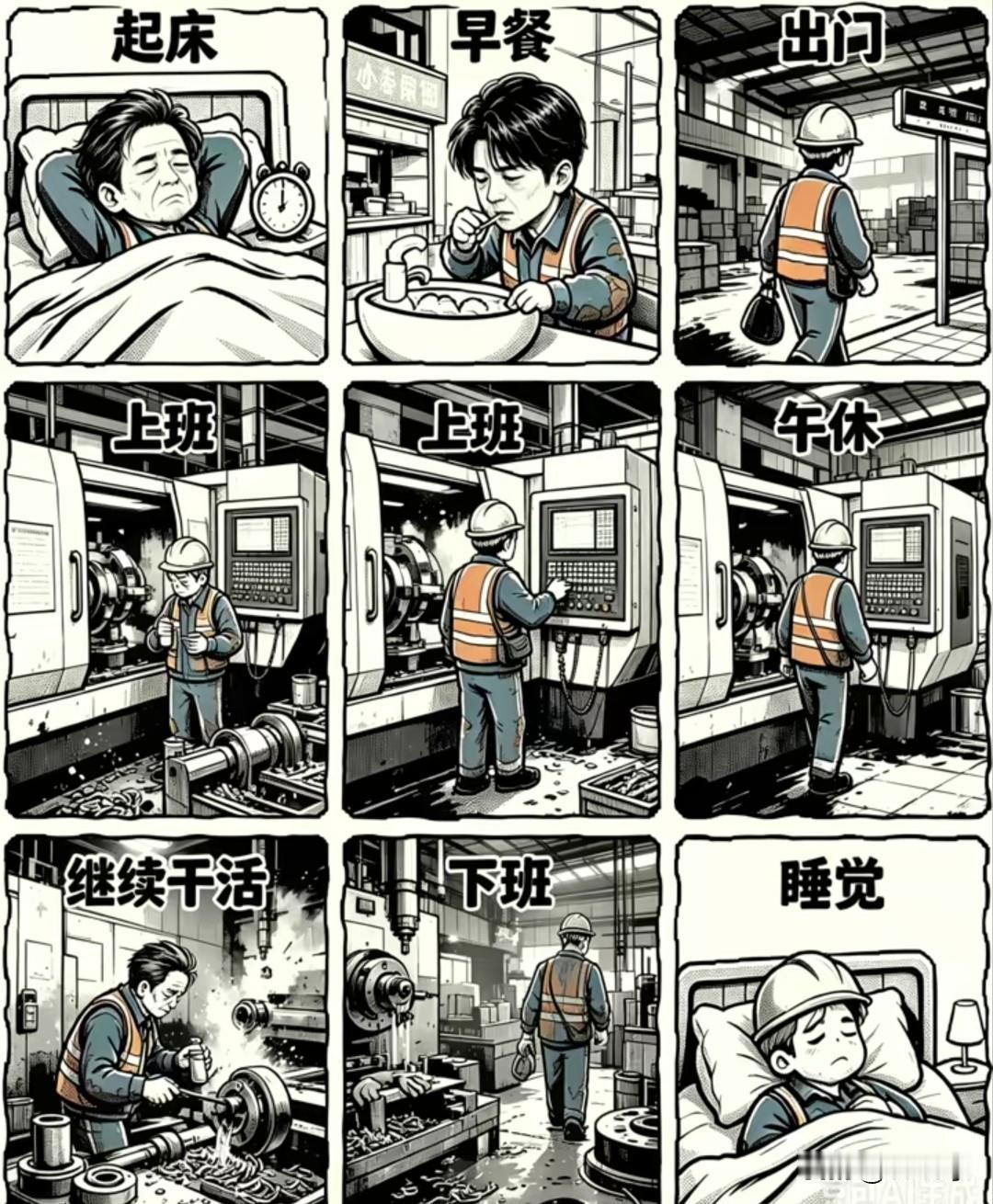 数控打工人的一天，做数控行业的多吗？