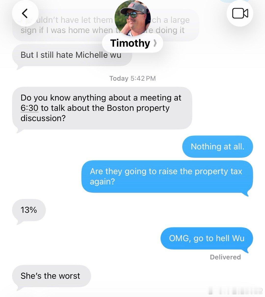 刚刚收到我邻居的短信，波士顿又要涨房产税了，今年可能是13%。 