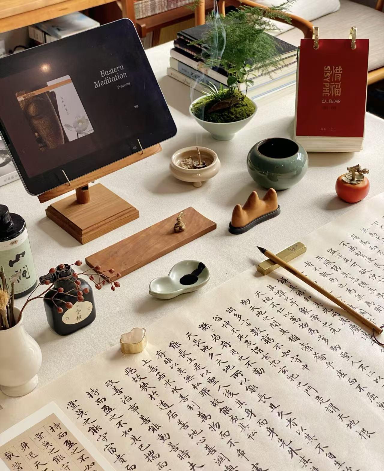 书法，在家找个角落，太美了！