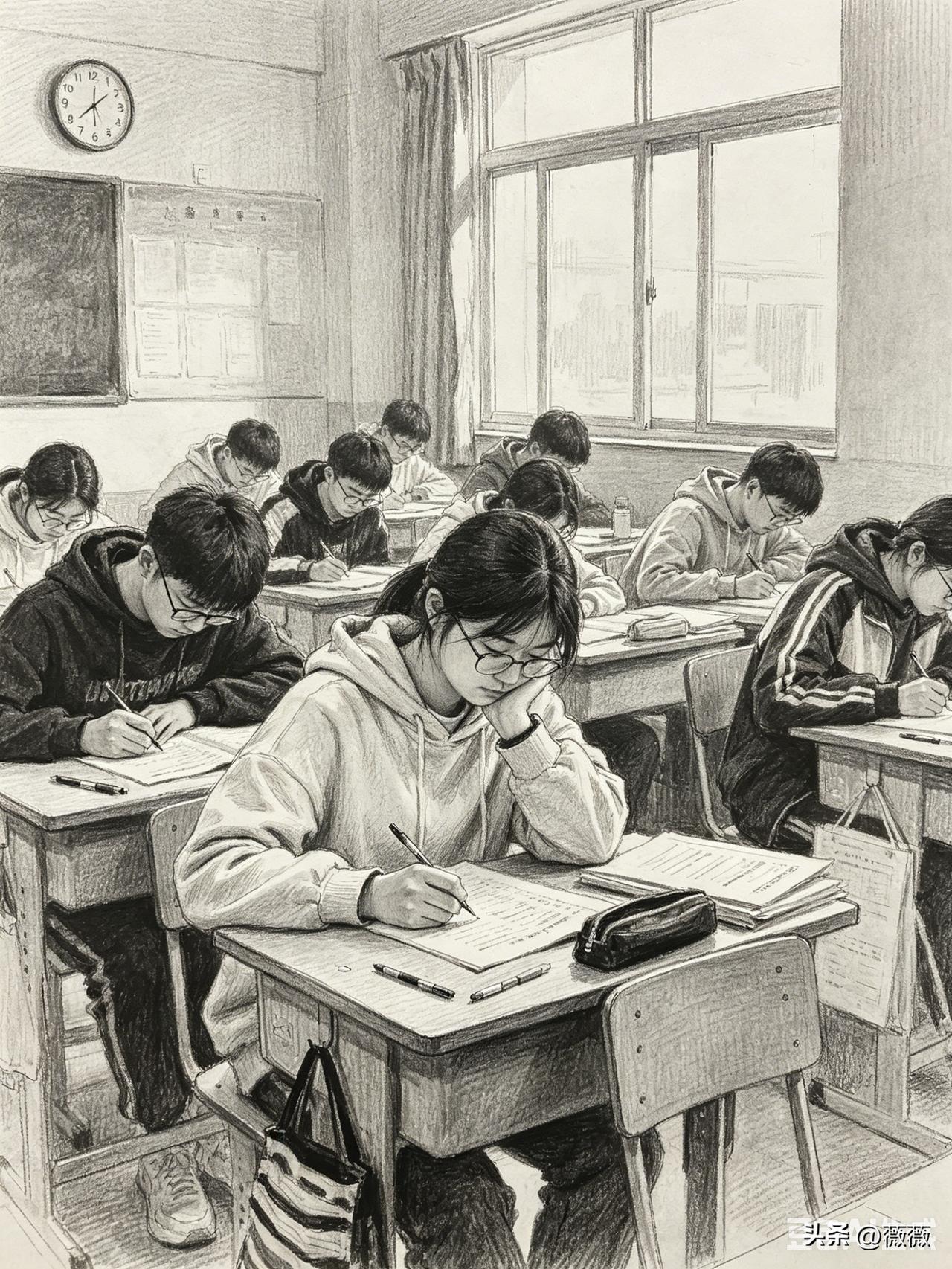 上了高中你才会发现：
1、知识点多，难度大，进度快，时间紧，压力大，这些你都得扛