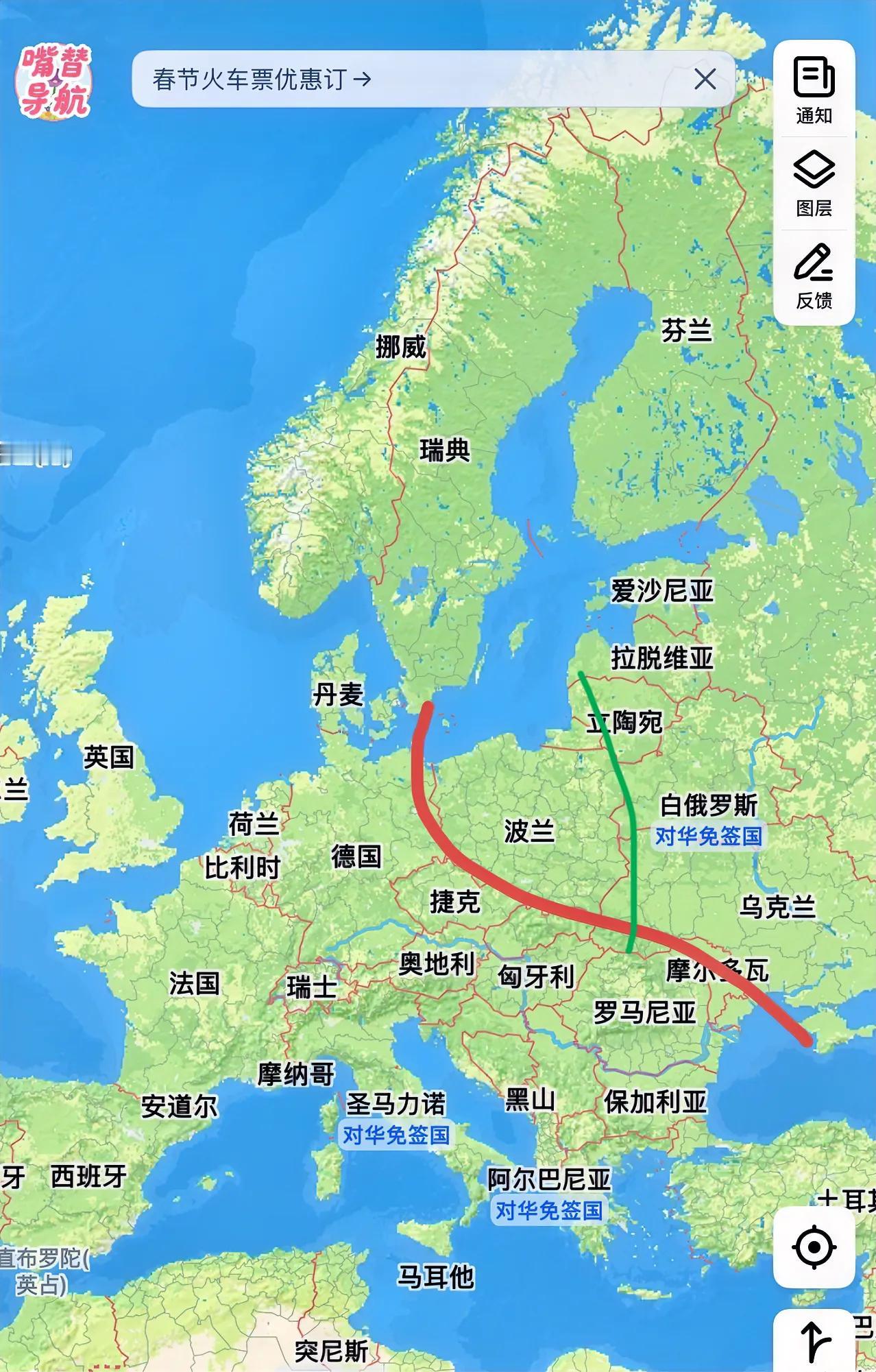北约向波兰集结军事装备有何目的看地图就知道了，如果乌克兰失去了北约与俄罗斯缓冲地