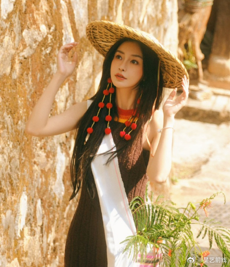 🍉曝Angelababy目前确定会去上城士活动，露脸即出圈，燥候美女姐姐