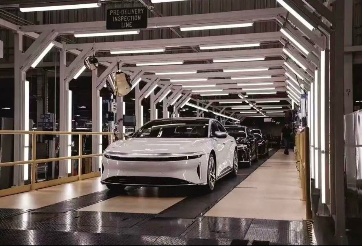 Lucid 近日，美国电动汽车制造商Lucid公布，今年第一季度共生产汽车5,5