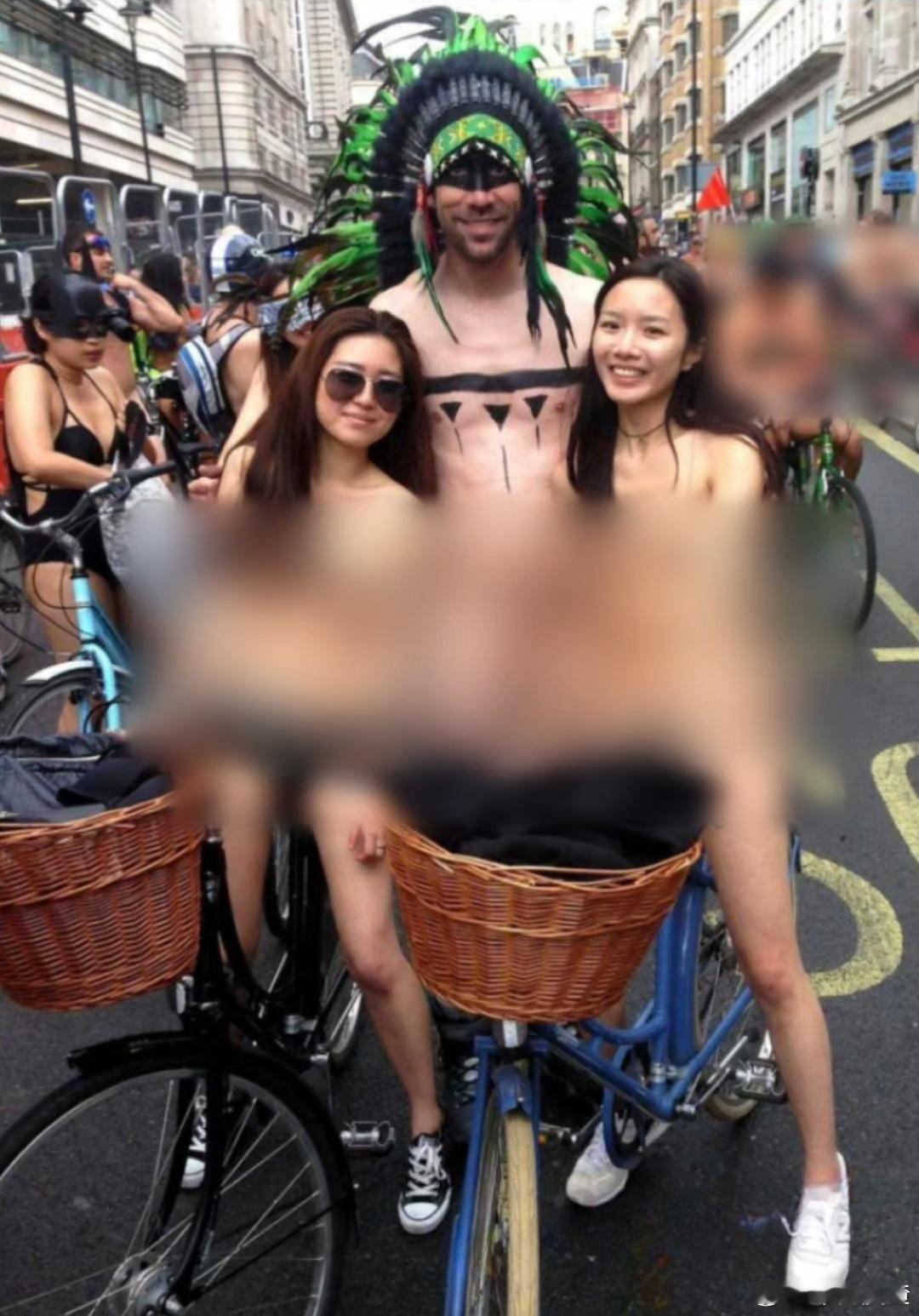 伦敦裸骑日惊现比本地人还开放的东方girl