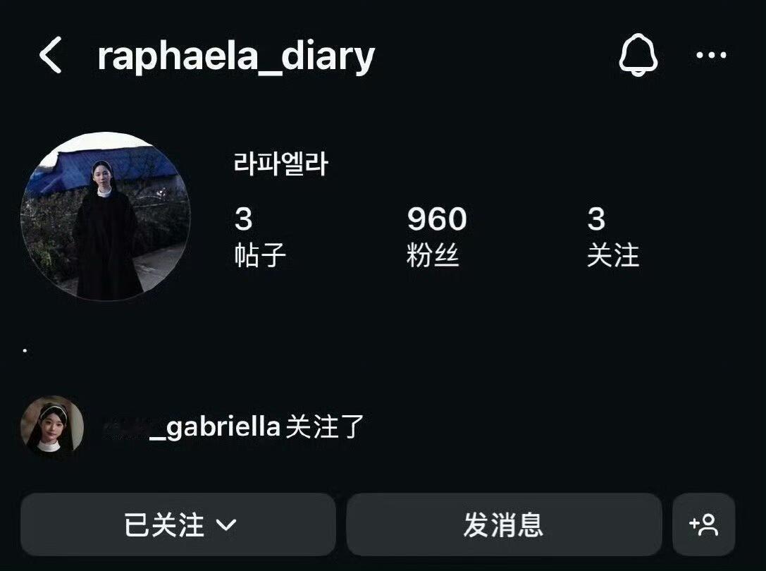 柳智敏张元英合作广告的修女角色ins互关了 是宿敌也是妻子张元英柳智敏合作