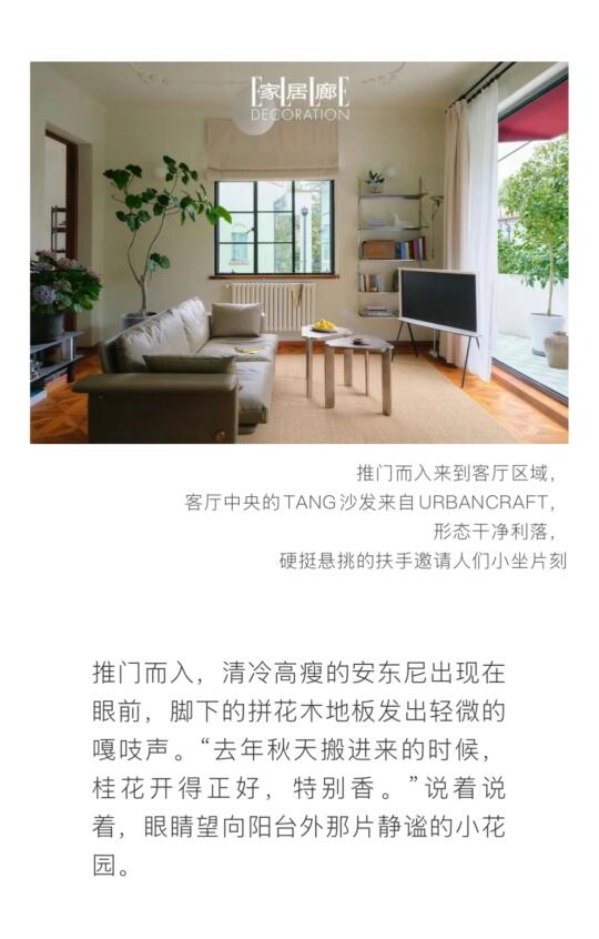 作家安东尼的客厅里，安放时光的「堂」沙发